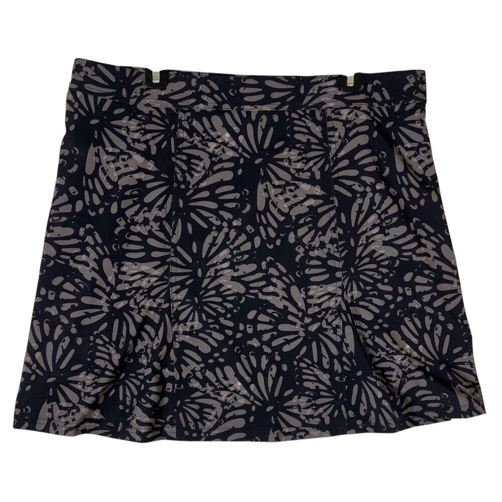 RipSkirt Womens Size XL Shibori Charcoal Length 2  Beach Hawaiian Tropical - Picture 8 of 8